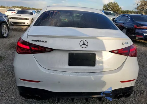 2023 Mercedes-Benz C 43 Amg z USA, uszkodzony, nr VIN W1KAF8HB7PR101944